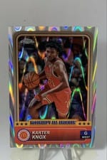 2024 Topps Chrome McDonald's All-American Base Set Karter Knox #39 card