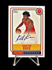 2024 Topps Chrome McDonald's All-American Event Autographs Karter Knox #EA-KA card