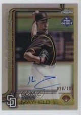 2025 Topps Pro Debut Chrome Autographs Kash Mayfield #PDC-129 card