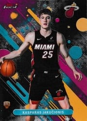 2025-26 Finest Base Set Kasparas Jakucionis #20 card