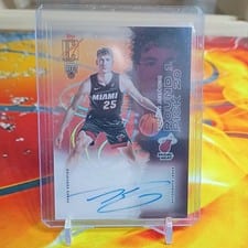 2025-26 Topps Signature Class Rookie Class Crystal Clear Autographs Kasparas Jakučionis #CCA-KJA card