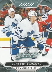 2019-20 Upper Deck MVP Base Set Kasperi Kapanen #181 card