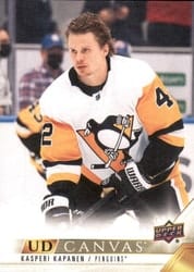 2022-23 Upper Deck UD Canvas Kasperi Kapanen #C61 card