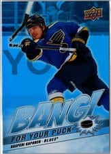 2024-25 Upper Deck Bang! For Your Puck Kasperi Kapanen #BP-11 card