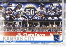 2019 Topps Base Set Kauffman Stadium #609 card