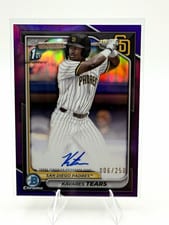 2024 Bowman Draft Chrome Prospect Autographs Kavares Tears #CPA-KT card