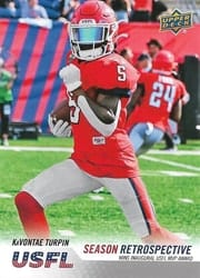 2023 Upper Deck USFL Base Set KaVontae Turpin #26 card