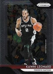 2018-19 Panini Prizm Base Set Kawhi Leonard #53 card