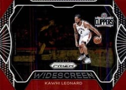 2019-20 Panini Prizm Widescreen Kawhi Leonard #7 card