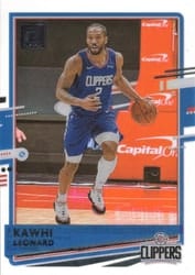 2020-21 Clearly Donruss Base Set Kawhi Leonard #28 card