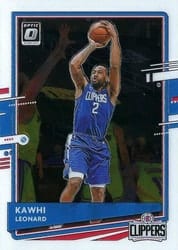 2020-21 Donruss Optic Base Set Kawhi Leonard #125 card