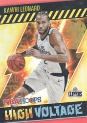 2020-21 Hoops High Voltage Kawhi Leonard #25 card