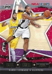 2020-21 Hoops Winter Lights Camera Action Kawhi Leonard #19 card
