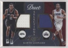 2020-21 Panini Select Duet Selections Memorabilia Kawhi Leonard #DS-KLE