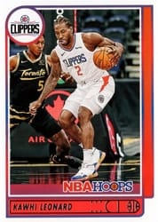 2021-22 Hoops Base Set Kawhi Leonard #76 card