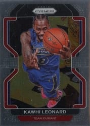 2021-22 Panini Prizm Base Set Kawhi Leonard #71 card