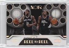 2022-23 Panini Noir Reel to Reel Memorabilia Kawhi Leonard #RRM-KWL card
