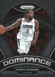 2022-23 Panini Prizm Dominance Kawhi Leonard #20 card
