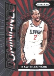 2023-24 Panini Prizm Dominance Kawhi Leonard #18 card