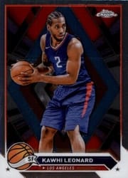2023-24 Topps Chrome Base Set Kawhi Leonard #93 card