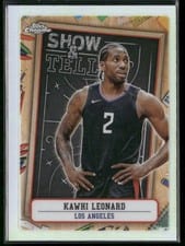 2024-25 Topps Chrome Show and Tell Kawhi Leonard #ST-4 card