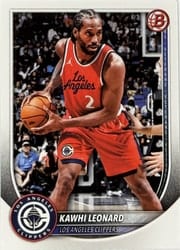 2025-26 Bowman Base Set Kawhi Leonard #118 card
