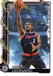 2025-26 Topps Holiday Base Set Kawhi Leonard #H112 card