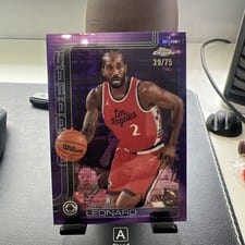 2025 Topps Chrome Kawhi Leonard #44 card