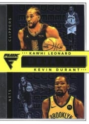 2020-21 Panini Flux Deja Vu Kawhi Leonard / Kevin Durant #29 card