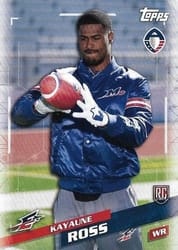 2019 Topps AAF Base Set Kayaune Ross #132 card