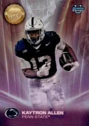 2025 Bowman University Chrome Dean's List Refractor Kaytron Allen #DL-3 card