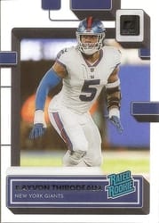 2022 Clearly Donruss Base Set Kayvon Thibodeaux #95 card