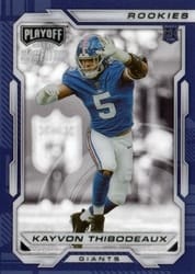 2022 Panini Chronicles Playoff Momentum Rookies Kayvon Thibodeaux #PMR-40 card