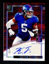 2022 Panini Immaculate Collection Kayvon Thibodeaux #144 card