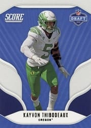2022 Score NFL Draft Kayvon Thibodeaux #D7 card