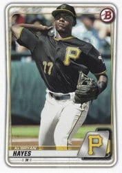 2020 Bowman Prospects Ke'Bryan Hayes #BP-67 card