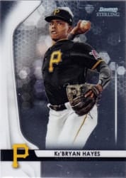 2020 Bowman Sterling Base Set Ke'Bryan Hayes #BPR-16 card