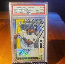 2021 Bowman Chrome Ascensions Autographs Ke'Bryan Hayes #BA-8 card