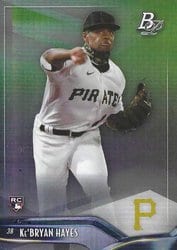 2021 Bowman Platinum Base Set Ke'Bryan Hayes #51 card