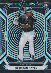 2021 Panini Chronicles Obsidian Ke'Bryan Hayes #5 card