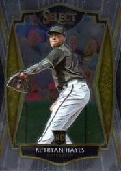 2021 Panini Select Base Set Ke'Bryan Hayes #104 card