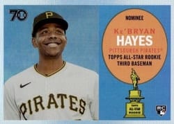 2021 Topps All-Star Rookie Cup Base Set Ke'Bryan Hayes #34 card