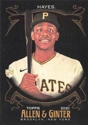 2021 Topps Allen & Ginter X Base Set Ke'Bryan Hayes #39 card