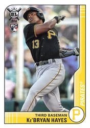 2021 Topps Big League Base Set Ke'Bryan Hayes #182 card