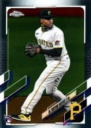 2021 Topps Chrome Base Set Ke'Bryan Hayes #191 card