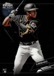 2021 Topps Chrome Black Base Set Ke'Bryan Hayes #79 card