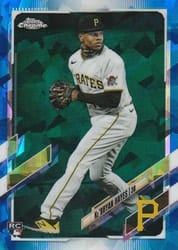 2021 Topps Chrome Sapphire Edition Base Set Ke'Bryan Hayes #644 card