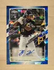 2021 Topps Chrome Sapphire Edition Rookie Autographs Ke'Bryan Hayes #RA-KH card