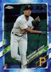 2021 Topps Chrome Update Sapphire Edition Base Set Ke'Bryan Hayes #US257 card