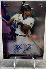 2021 Topps Finest Autographs Ke'Bryan Hayes #FA-KHA card
